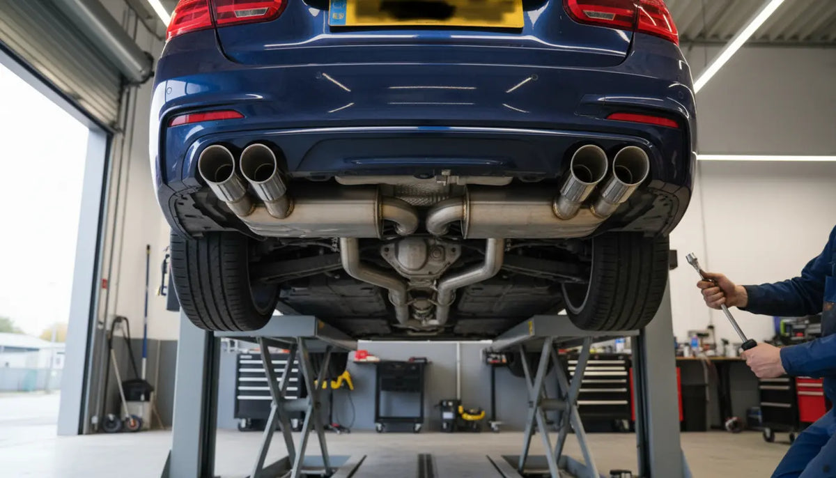 Alpina B3 Custom Stainless Steel Exhaust UK – DKU Performance