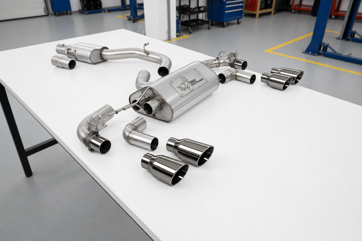 Cat Back Exhaust Volkswagen Golf Mk7.5 R 2.0 TSI 310PS (Non-GPF Equipped Models Only) 80mm Race Systems 17-21