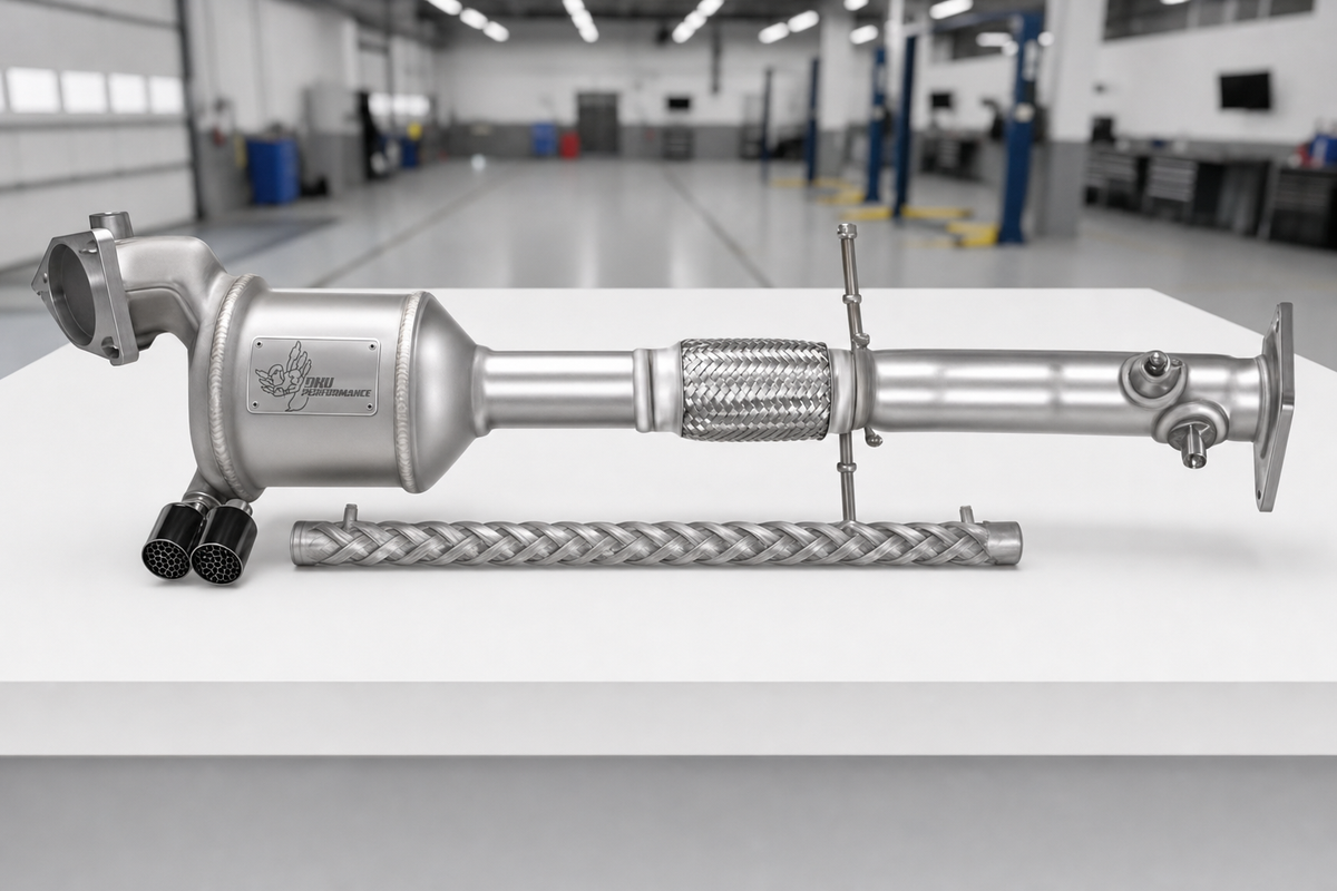 Cat Back Exhaust Ford Transit 2.0 TDCi Flatbed Mk8 2016-2019