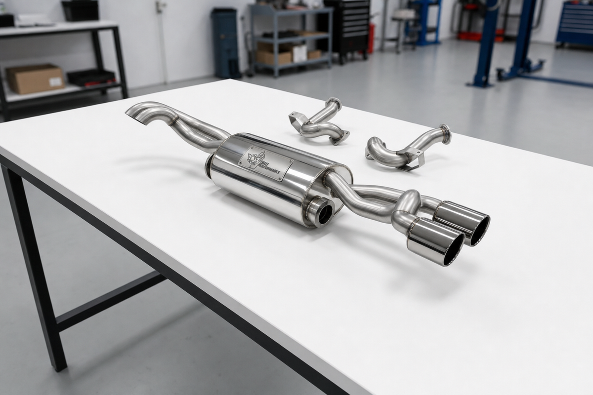 Cat Back Exhaust Non Resonated Audi R8 V8 4.2 FSI Quattro 07-12 - R8