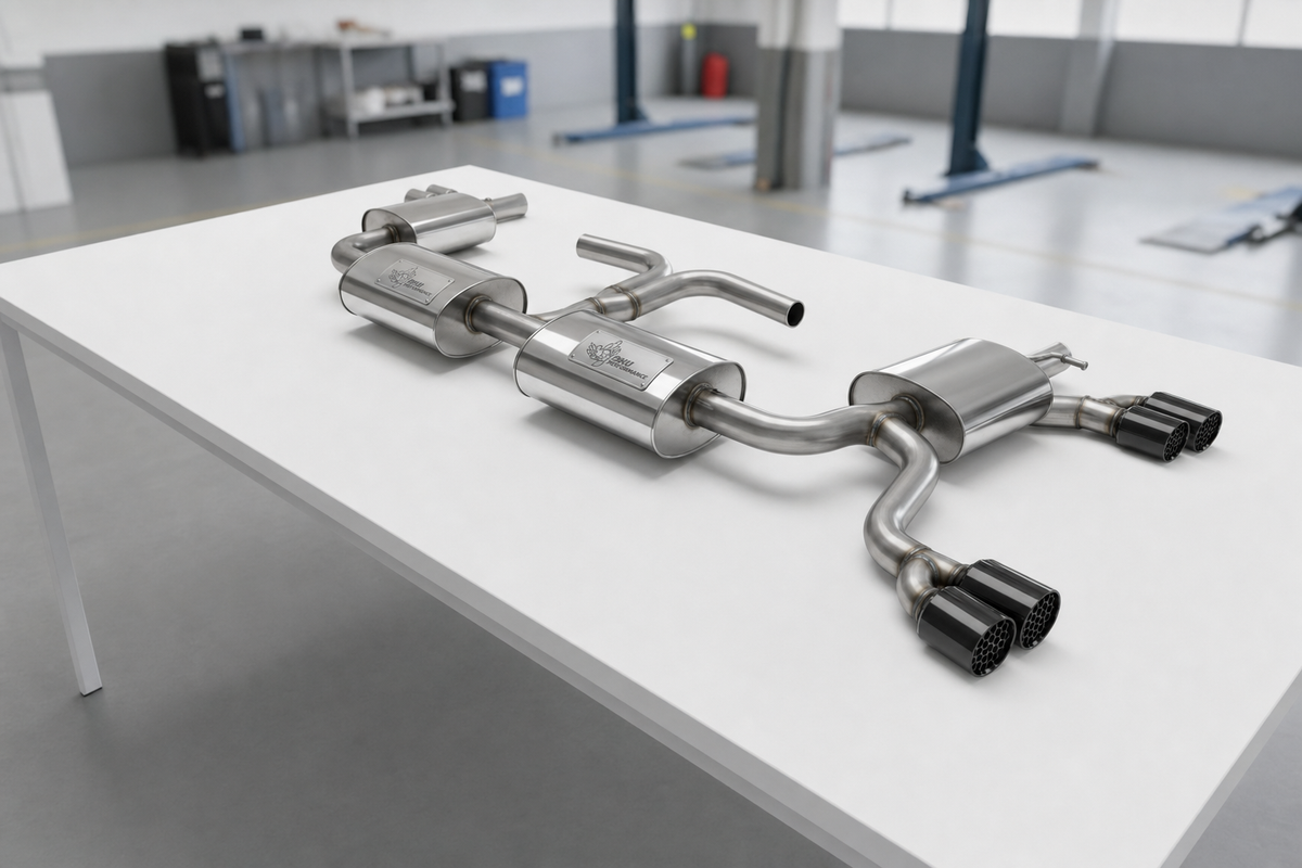 Cat Back Exhaust Audi A4 B8 S4 Conversion (2WD and Quattro Tiptronic-only) Saloon and Avant 08-11