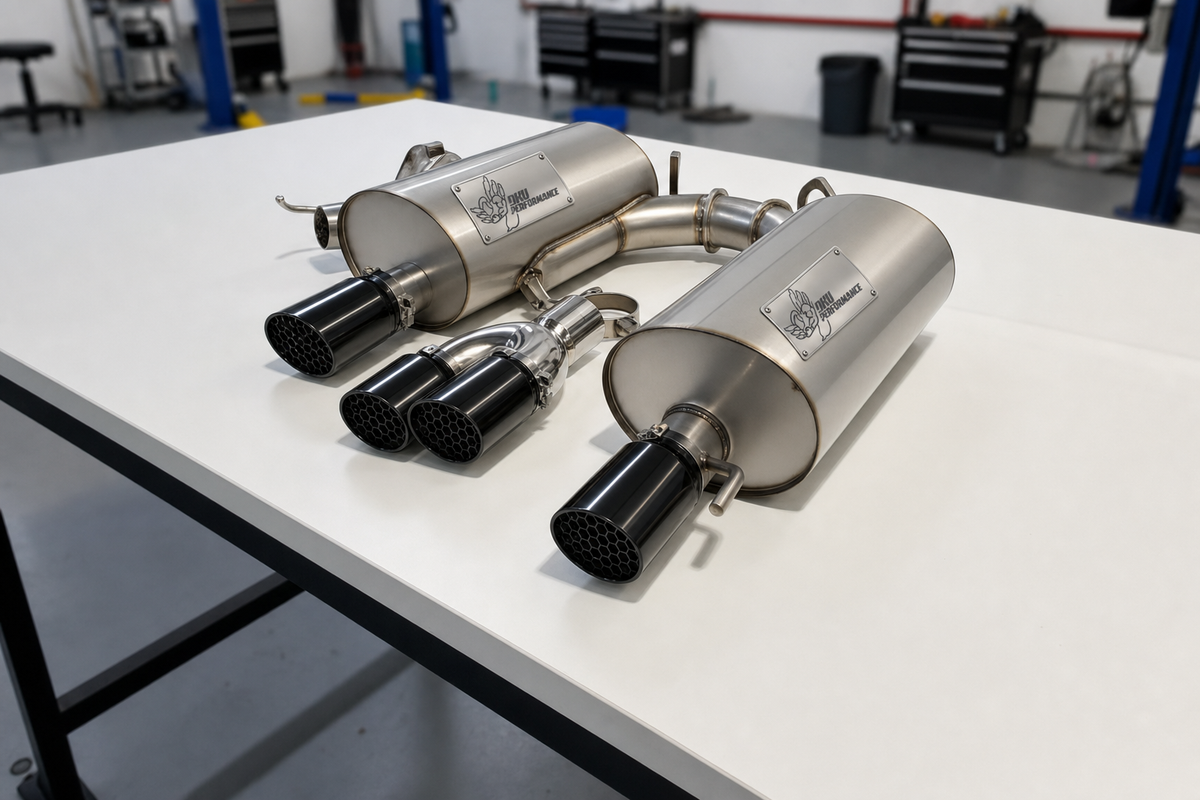 Cat Back Exhaust Jaguar S-Type R 4.2 V8 Supercharged X200 2002-2007