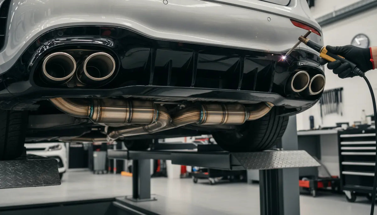 Mercedes AMG A45 S Custom Stainless Exhaust by DKU Performance