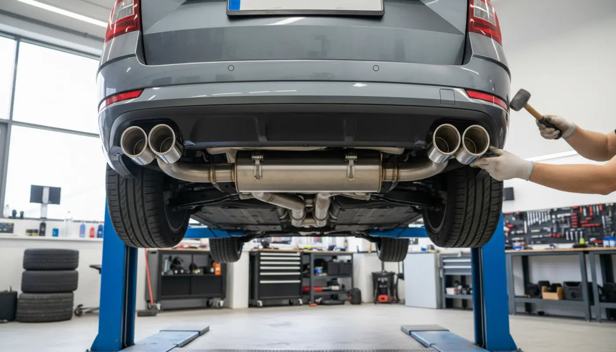 Octavia vRS Performance Exhaust UK – T304 Stainless System