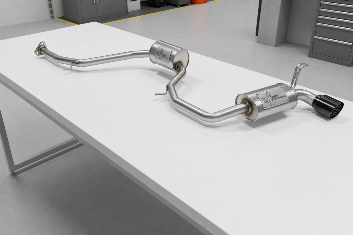 Cat Back Exhaust Toyota Auris 1.33 Dual VVT-i TR E150 2007-2012