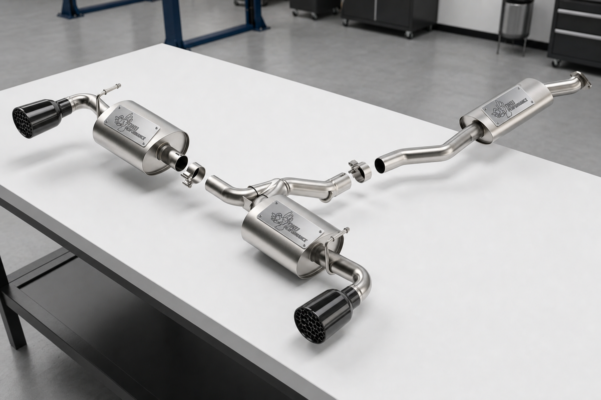 Cat Back Exhaust Toyota RAV4 2.0 D-4D XTR XA20 2000-2006
