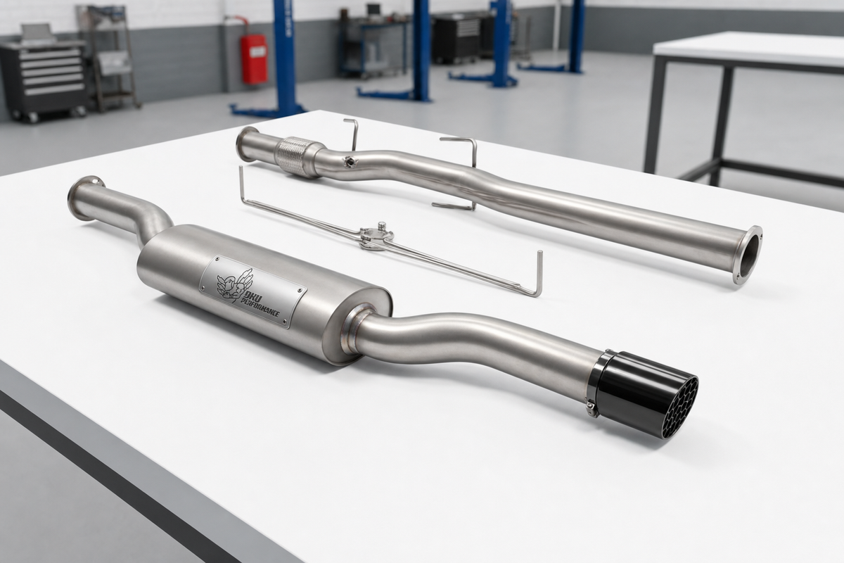 Cat Back Exhaust Vauxhall Corsa 1.4T White Edition E 2014-2019