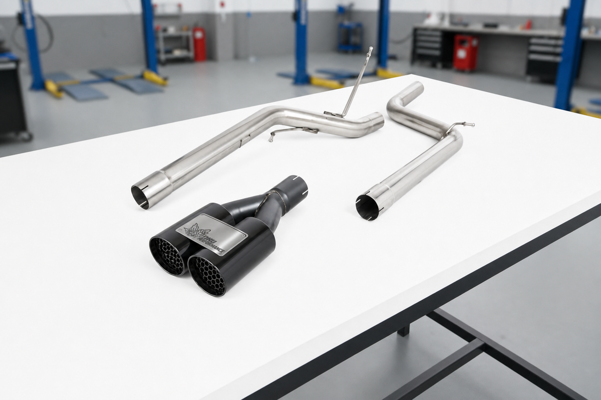 Cat Back Exhaust Volkswagen Caddy C20 SWB 1.9 TDI 104 2K 2004-2010