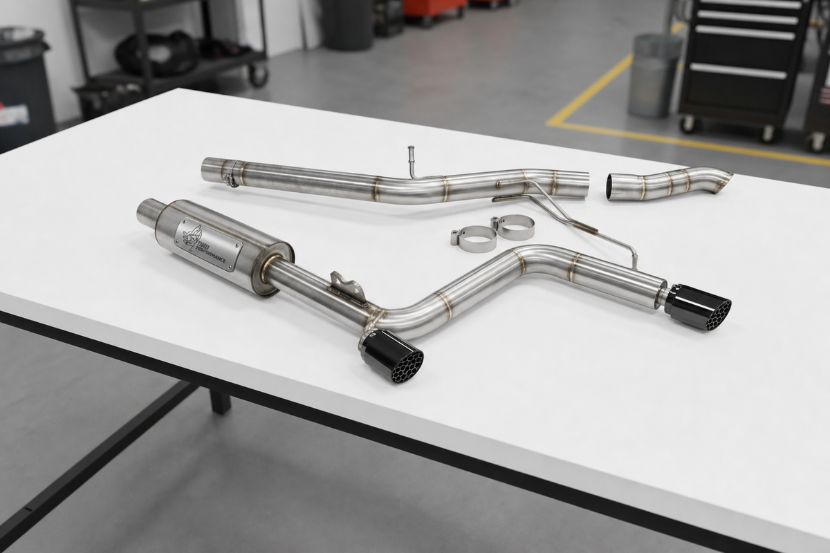 Cat Back Exhaust Volkswagen Caddy Maxi C20 1.6 TDI 2K 2010-2015