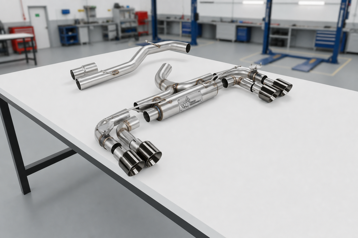 Cat Back Exhaust Volkswagen Golf Mk7 R 2.0 TSI 300PS (80mm Race System Options) 14-16