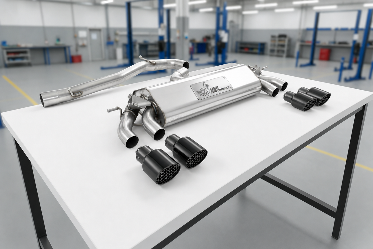 Cat Back Exhaust Volkswagen Golf Mk7.5 R 2.0 TSI 300PS (GPF Equipped Models Only) 76mm and EC Approved Systems 19-20