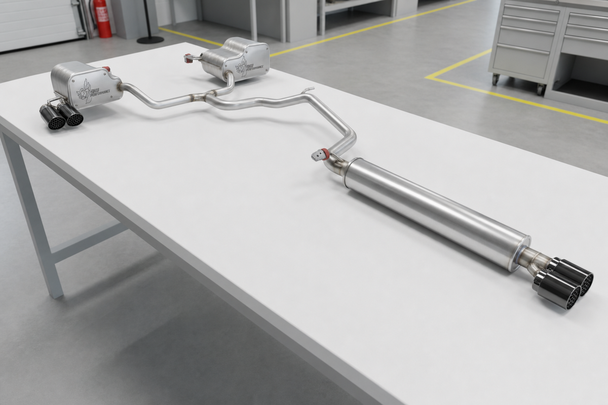 Cat Back Exhaust Volkswagen Passat R-Line 2.0 TDI B7 2010-2015