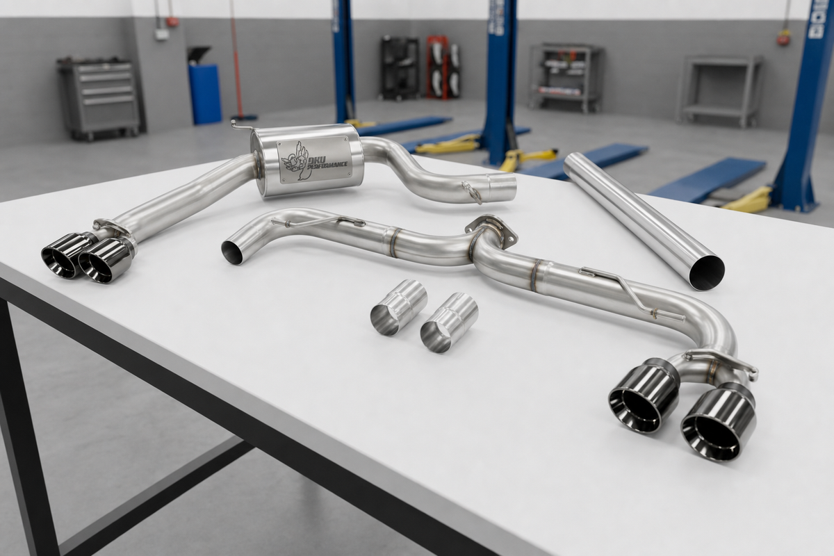 Volkswagen Golf MK7.5 GTi (Performance Pack Models & Non OPF/GPF Equipped Models Only) 2017-2018 Cat-back Exhaust - MK7.5 GOLF GTI