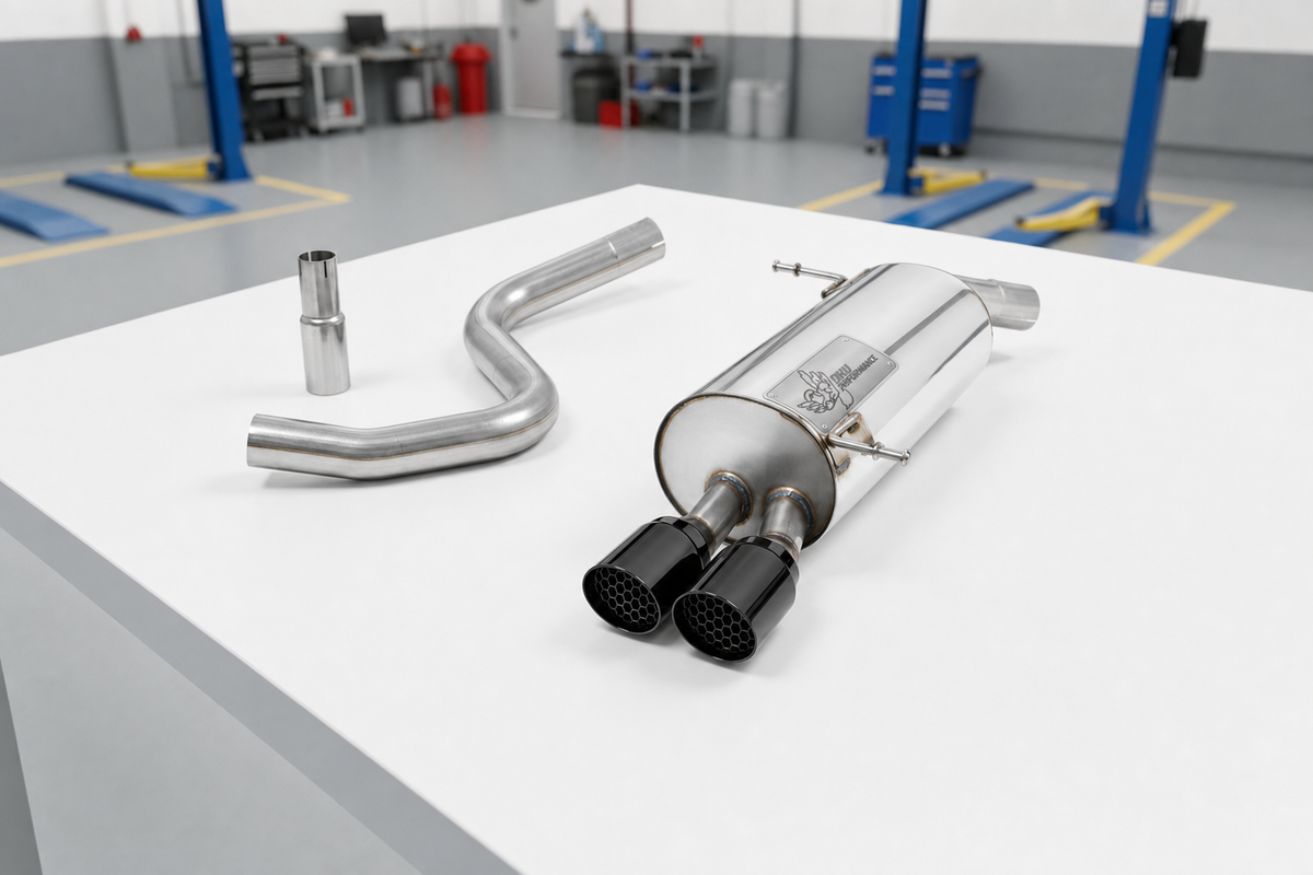 Front Pipe-back Exhaust Ford Fiesta Mk7 1.6-litre Duratec Ti-VCT AND Zetec-S 08-12