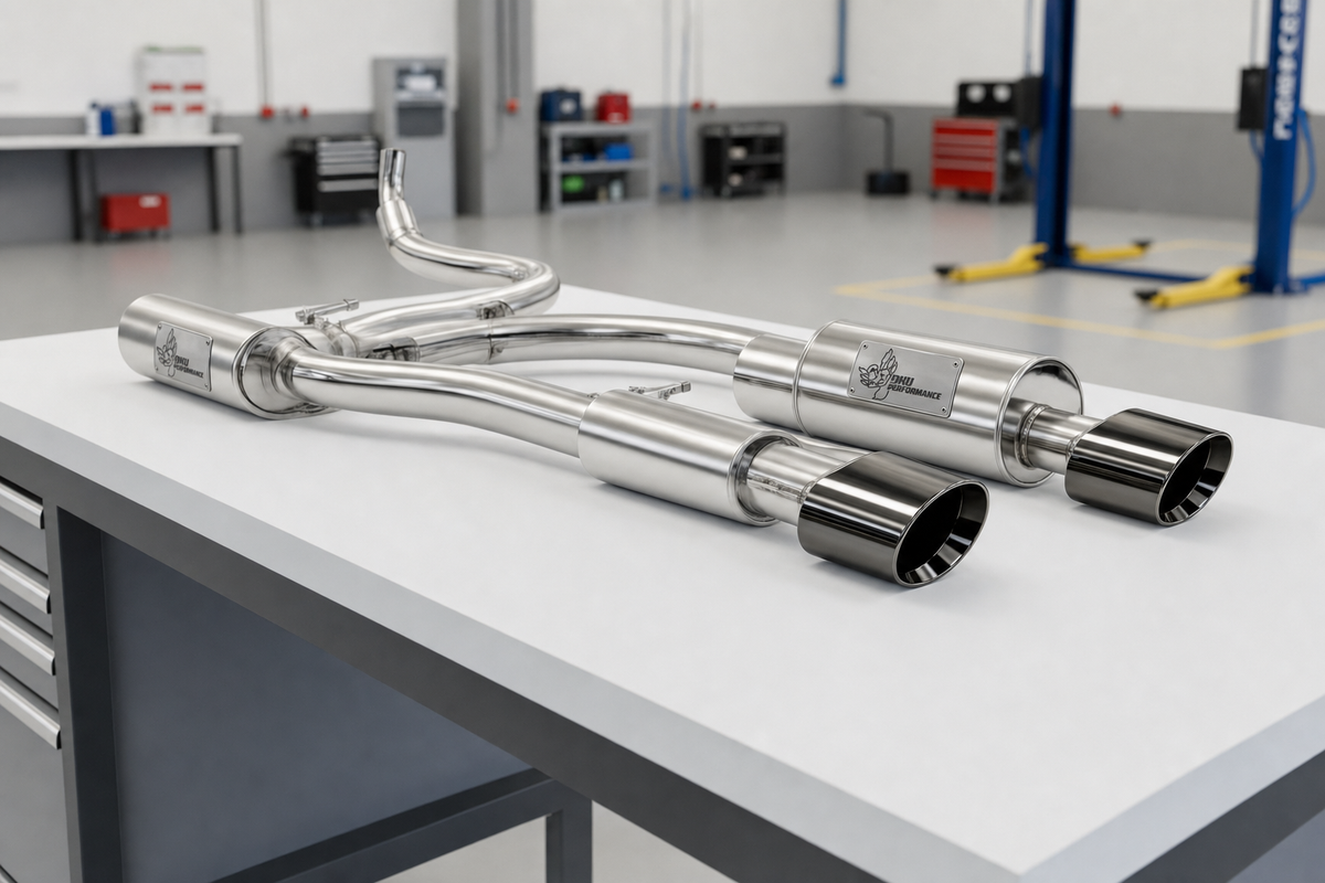 Cat Back Exhaust Mercedes-Benz C-Class C63 Conversion W204 2007-2014