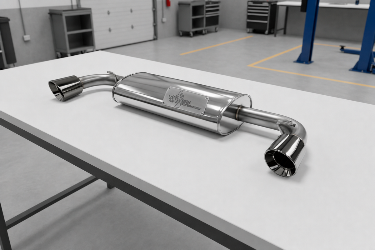 Cat Back Exhaust Mitsubishi Eclipse 2.0 4G63T Evo 3 Engine Conversion D30 1995-1999