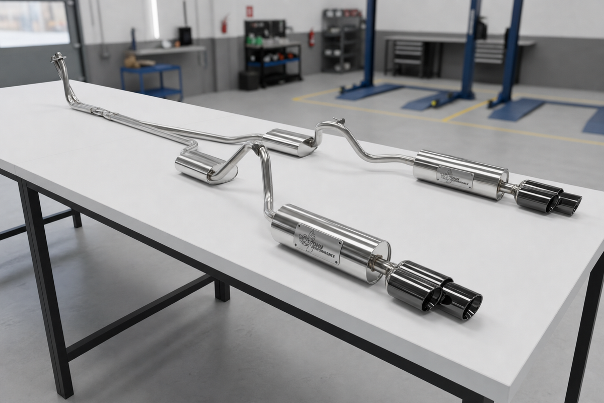 Cat Back Exhaust Jaguar XJ XJR 4.2 V8 Supercharged X350/X358 2003-2009