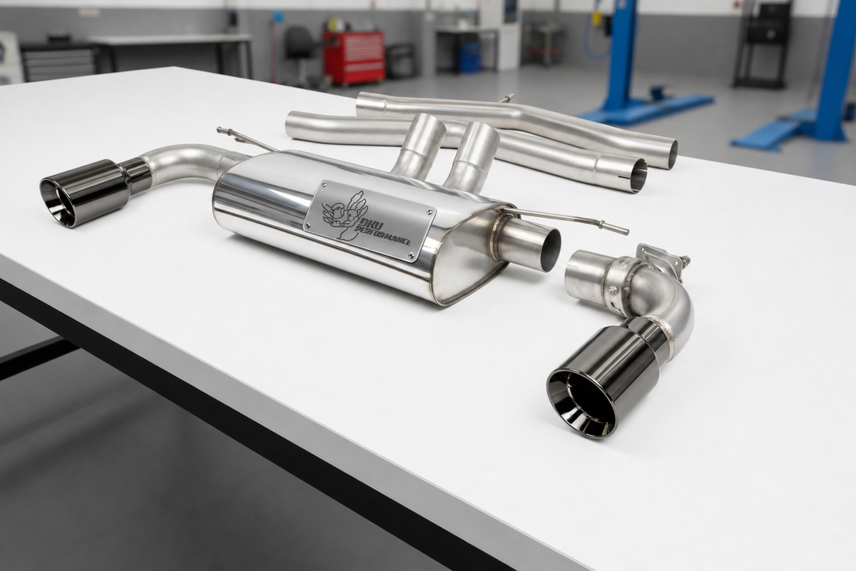 Front Pipe-back Exhaust Toyota Supra A90 Coupe 3.0 Turbo (USA/ROW without OPF/GPF) Both Auto and Manual Models 19-25