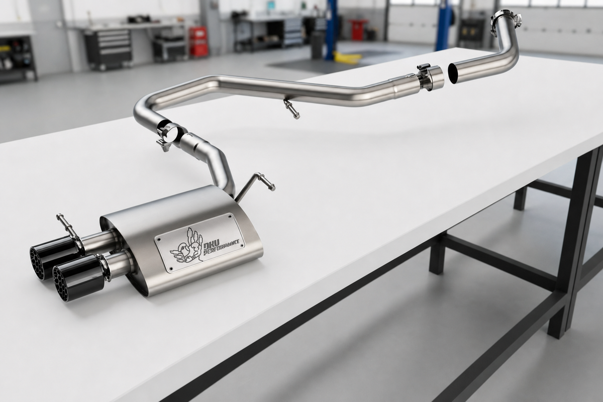 Cat Back Exhaust Toyota Corolla 1.4 D-4D E12 2004-2007