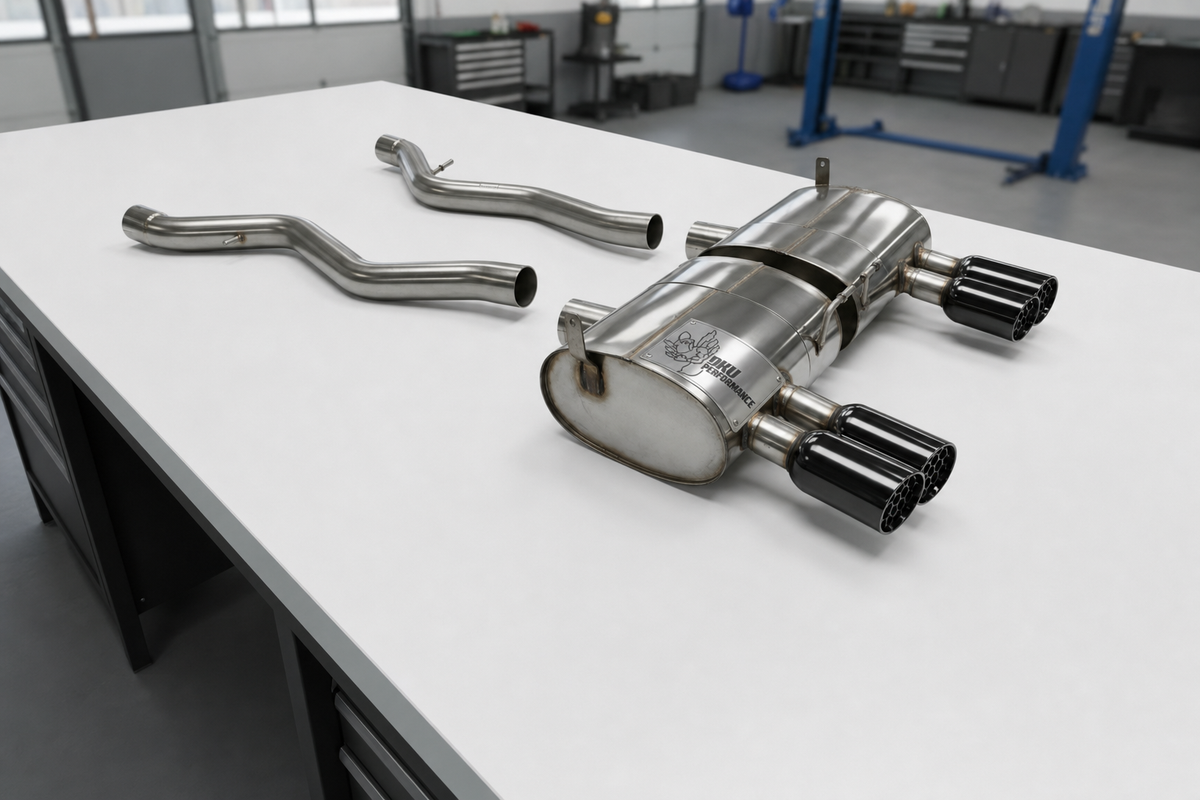 Cat Back Exhaust BMW 3 Series E90 M3 4.0 V8 Saloon / Sedan 07-11 - 3 SERIES E9X M3 QUAD CONVERSION
