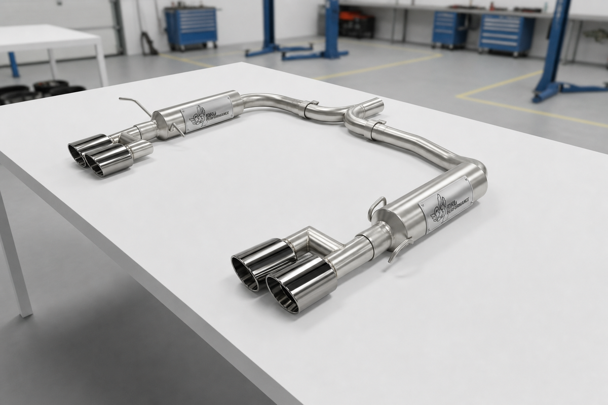 Cat Back Exhaust Mercedes-Benz C-Class C220 CDI C63 Conversion W204 2007-2014