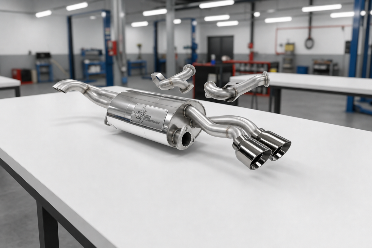 Cat Back Exhaust Non Resonated Audi R8 V8 4.2 FSI Quattro 07-12
