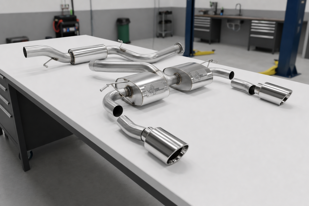 Cat Back Exhaust Ford Focus Mk2 RS 2.5T 305PS 09-10 - FOCUS RS