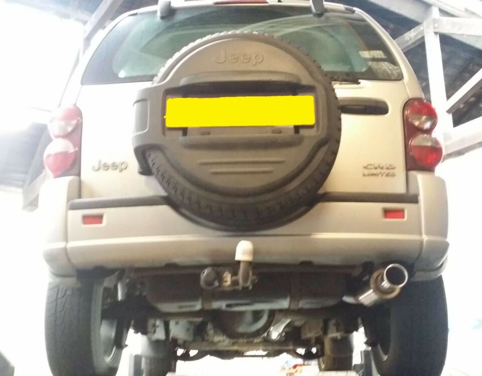 Jeep Cherkoee CRD Exhaust