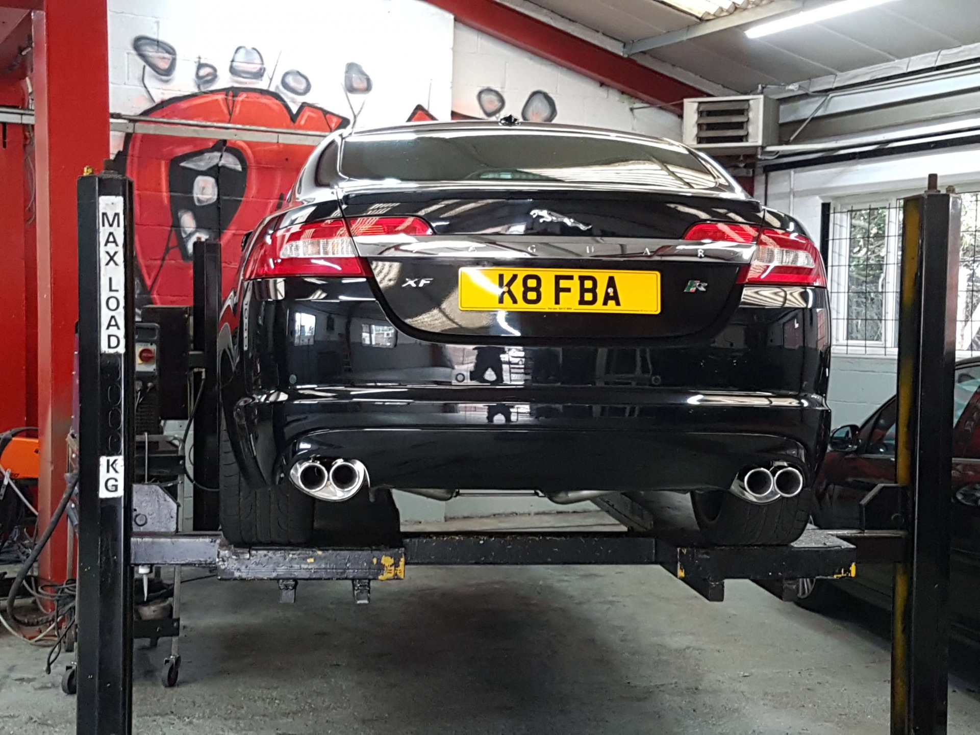 jaguar xfr exhaust