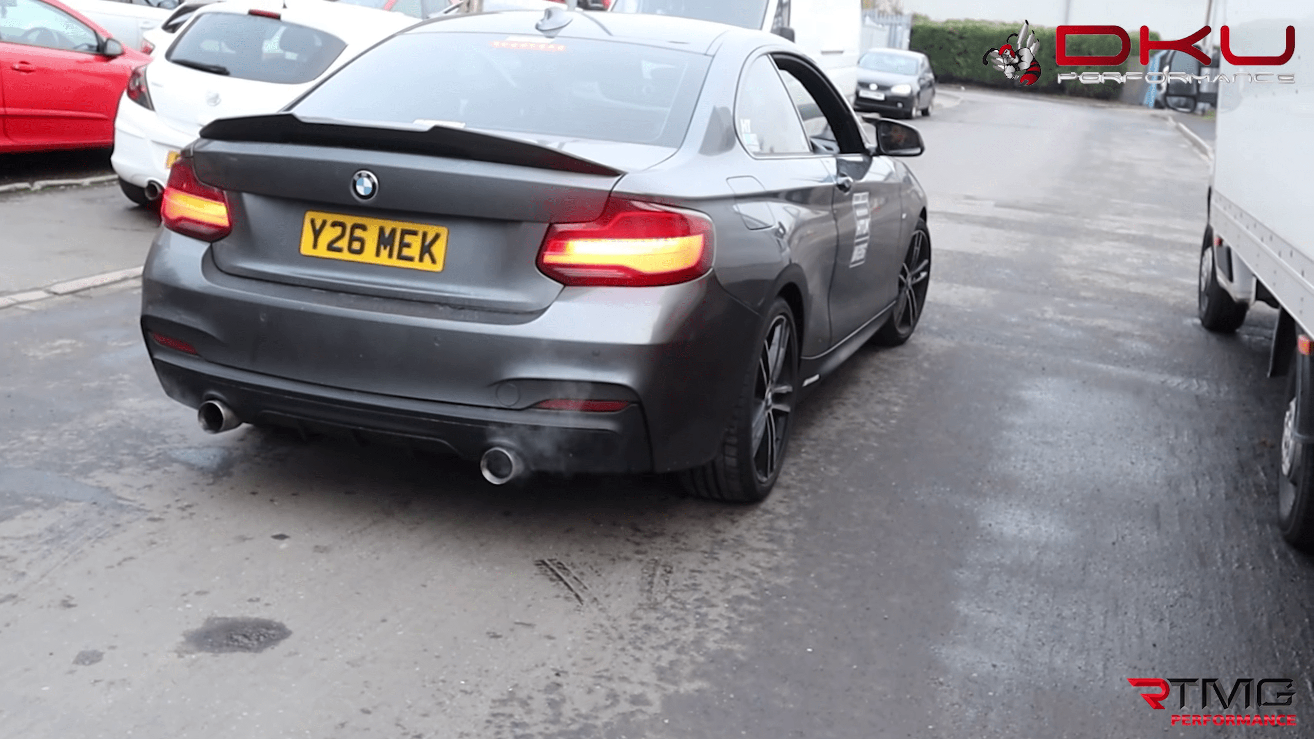 BMW 218i N58 Decat Pops and Bangs - DKU Performance